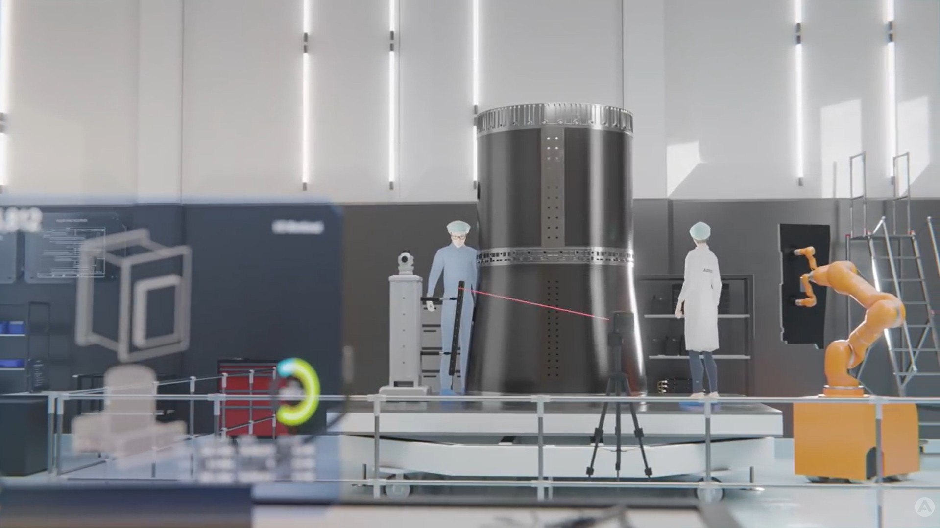 Image extracted from the movie Airbus Inside the future factory