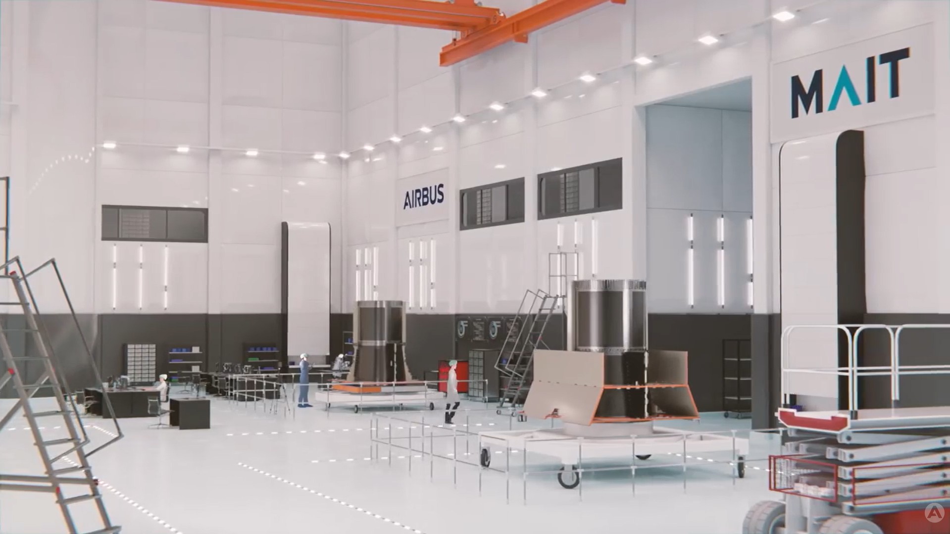 Image extracted from the movie Airbus Inside the future factory