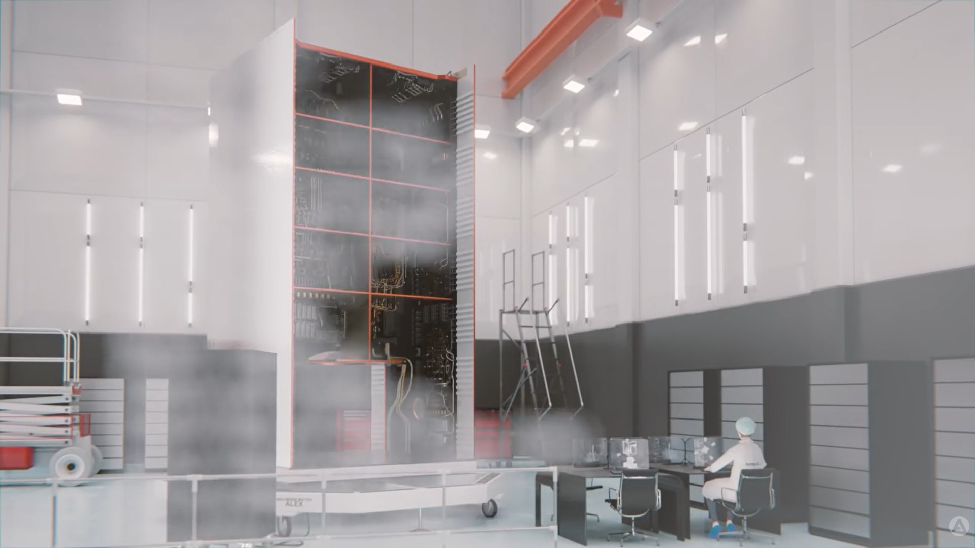 Image extracted from the movie Airbus Inside the future factory